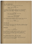 Moe Howard's 32pp. Script Dated July 1942 for The 1943 Three Stooges Film Three Little Twirps -- With Original Writing on Covers -- Archival Repair to Cover, Else Very Good Condition
